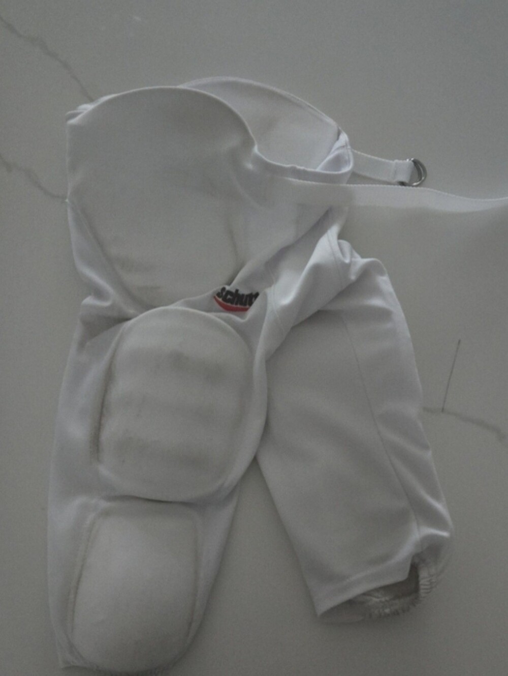 Schutt Kids White - Athletic Padded Football Pants